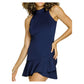 Women`s Windsor Tennis Dress Navy Blue Apparel Tail
