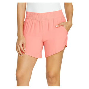 Women`s Indo 6 Inch Tennis Shorts Melon Punch Apparel Tail