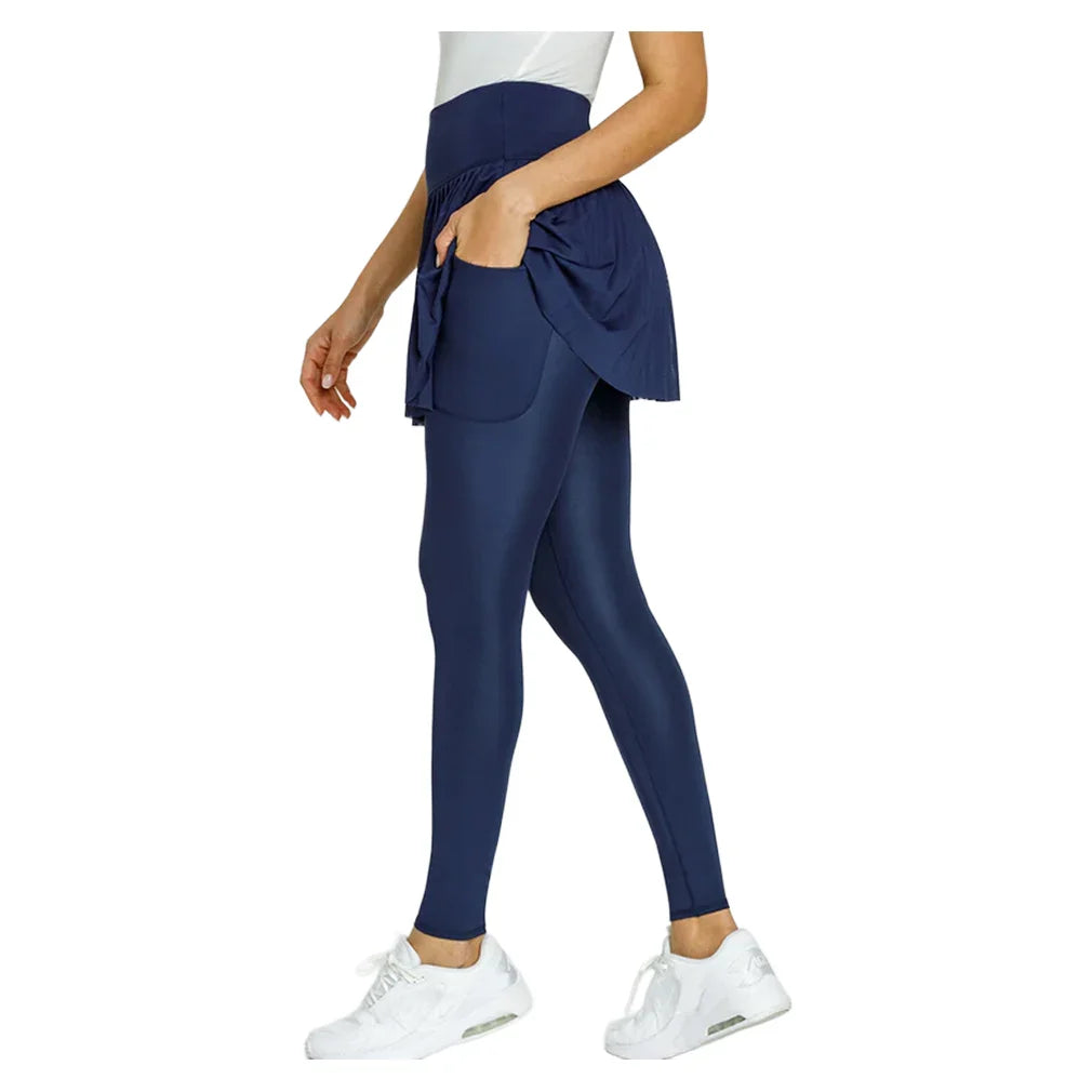 Women`s Allegro Hi-Rise Tennis Skegging Navy Blue Apparel Tail