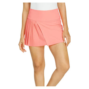 Women`s Volley 14.5 Inch Tennis Skort Melon Punch Apparel Tail