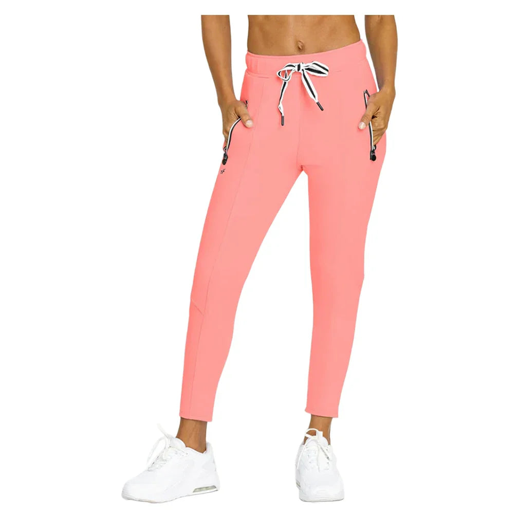 Women's Eleanor Tennis Joggers Melon Punch Apparel Tail