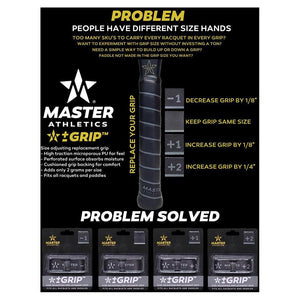 Replacement Grip Black Accessories Master Athletics