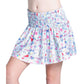 Girls` Diva Smocked Tennis Skort Multicolor Apparel Lucky In Love