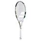 Boost Wimbledon Prestrung Tennis Racquet White and Gold Racquets Babolat