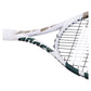 Boost Wimbledon Prestrung Tennis Racquet White and Gold Racquets Babolat