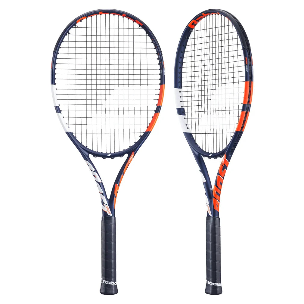 Boost Drive Prestrung Tennis Racquet Blue and Orange Racquets Babolat