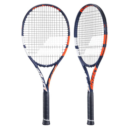 Boost Drive Prestrung Tennis Racquet Blue and Orange Racquets Babolat