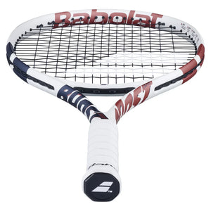 Boost Drive Prestrung Tennis Racquet White and Blue Racquets Babolat