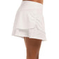 Girls' Fun and Wild Tennis Skort White Apparel Lucky In Love