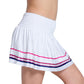 Girls` Berry Smocked Tennis Skort White Apparel Lucky In Love