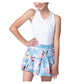 Girls' Linen Nouveau Tennis Skort Periwinkle Apparel Lucky In Love