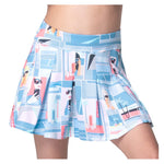 Girls' Linen Nouveau Tennis Skort Periwinkle Apparel Lucky In Love