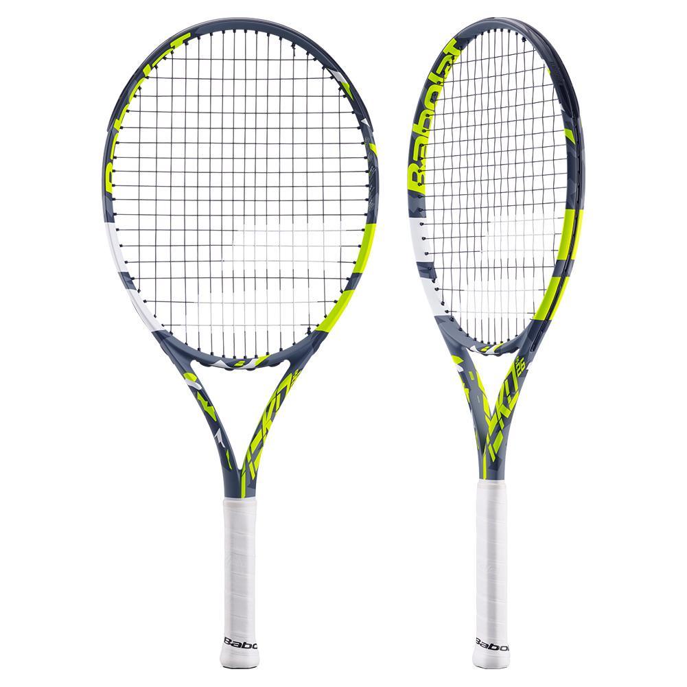 Aero Junior 25 Prestrung Tennis Racquet Grey and Yellow Babolat
