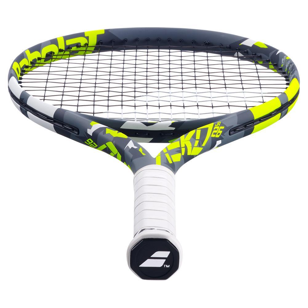 Aero Junior 26 Prestrung Tennis Racquet Grey and Yellow Babolat