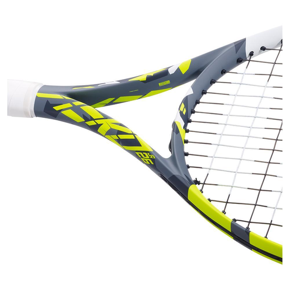 Aero Junior 26 Prestrung Tennis Racquet Grey and Yellow Babolat
