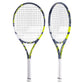 Aero Junior 26 Prestrung Tennis Racquet Grey and Yellow Babolat
