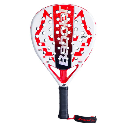 Viper Juan Lebron 2025 Padel Racquet White and Red Padel Racquets Babolat