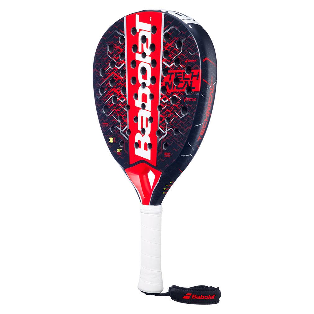 Technical Vertuo 2.5 Padel Racquet Black and Red Padel Racquets Babolat