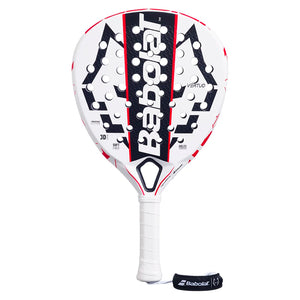 Technical Vertuo Juan Lebron 2025 Padel Racquet White and Black Padel Racquets Babolat