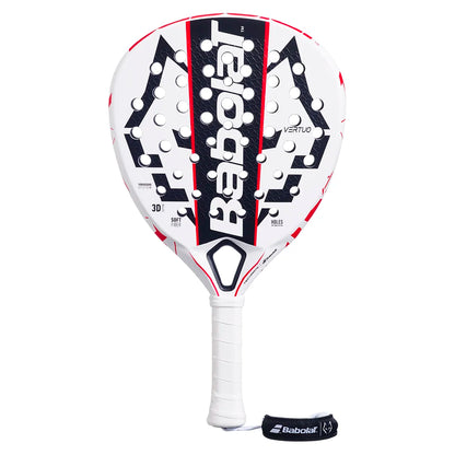 Technical Vertuo Juan Lebron 2025 Padel Racquet White and Black Padel Racquets Babolat