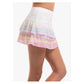 Girl's Retro Deco Mesh Tennis Skort Peony Apparel Lucky In Love