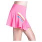 Girls` Prisma Stripe Tennis Skort Pink Apparel Lucky In Love