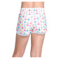 Girls` Retro Sunset Tennis Short White Apparel Lucky In Love