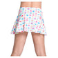 Girls` Retro Sunset Tennis Skort White Apparel Lucky In Love