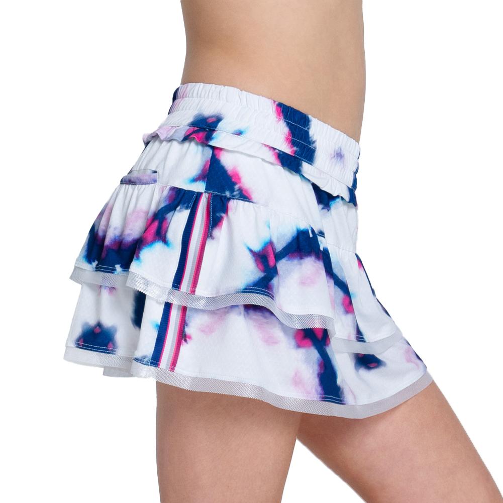 Girls` The Berry Buzz Tennis Skort White Apparel Lucky In Love