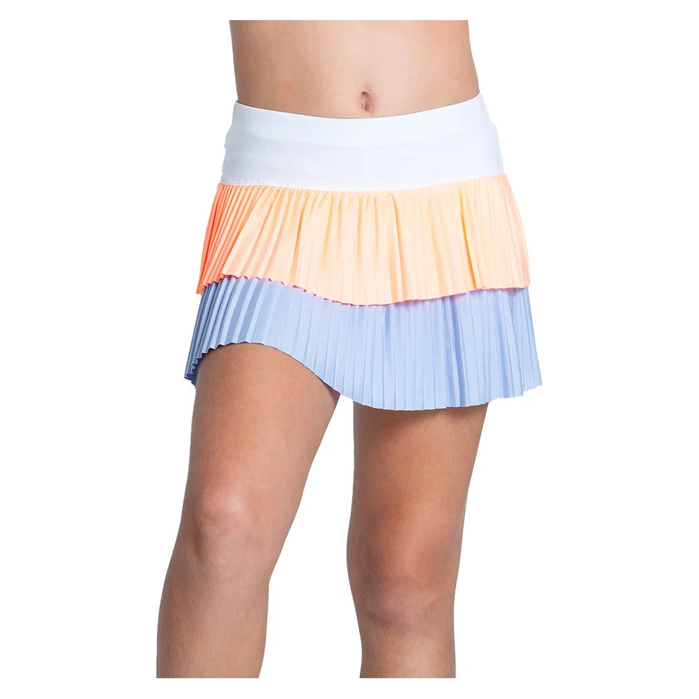 Girls` Doubles Pleated Tennis Skort Baby Lavender Apparel Lucky In Love