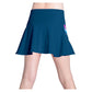 Girls` Chroma Stripe Tennis Skort Navy Apparel Lucky In Love