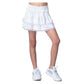 Girls' Linen Play Tennis Skort White Apparel Lucky In Love