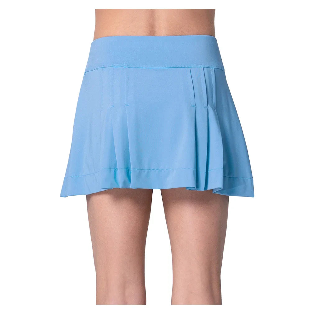 Women`s Elite Pleat Tennis Skort Periwinkle Apparel Lucky In Love