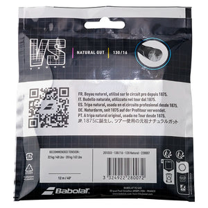 Touch VS 16g 150 Years Tennis String Natural Accessories Babolat
