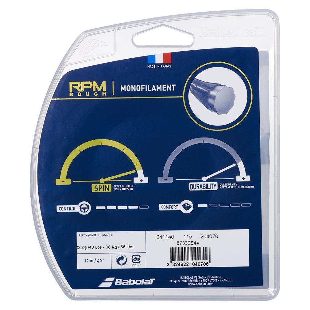 RPM Rough Tennis String Dark Grey Strings Babolat