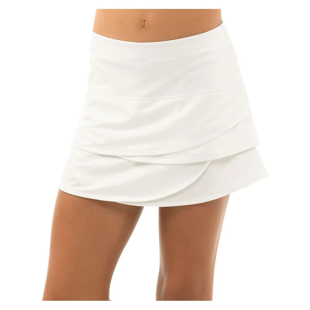 Girlsâ€™ Scallop Tennis Skort Apparel Lucky In Love