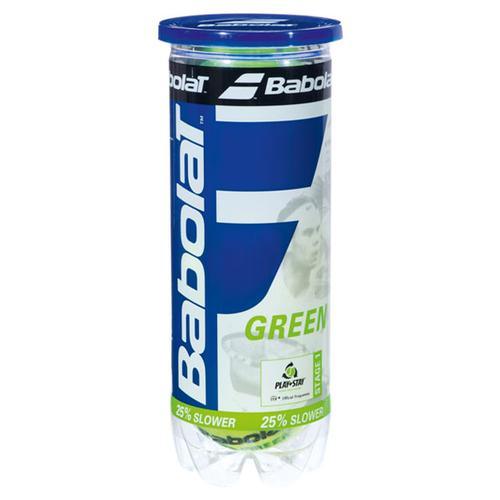 Play And Stay Green Felt 3 Pack Tennis Balls Balls Babolat