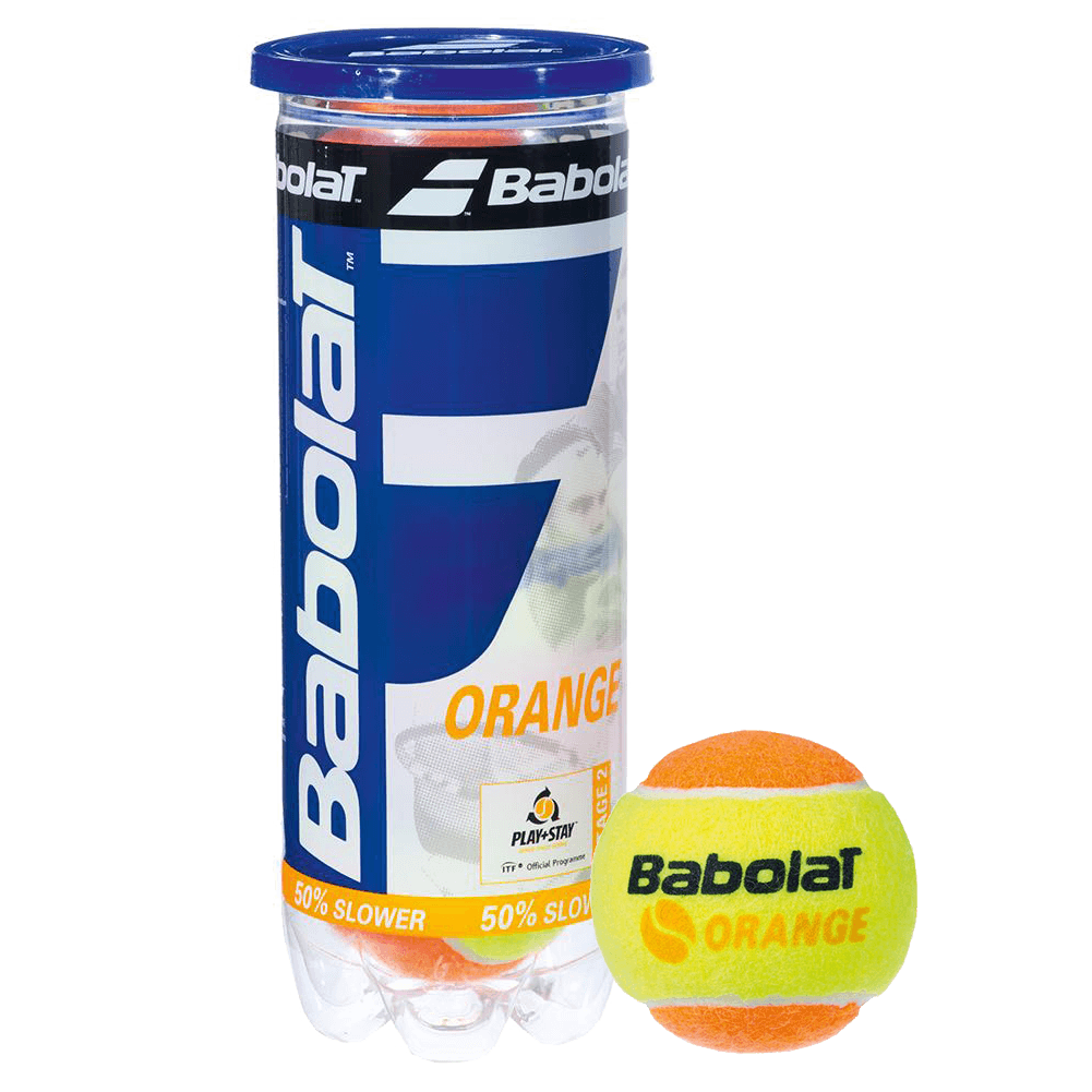 Play And Stay Orange Felt 3 Pack Tennis Balls Balls Babolat