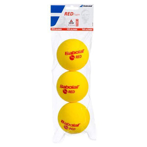Play And Stay Red Foam 3 Pack Tennis Balls Balls Babolat