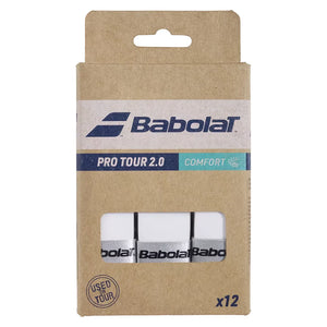 Pro Tour 2.0 X12 Tennis Overgrips White Accessories Babolat
