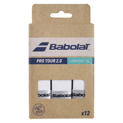 Pro Tour 2.0 X12 Tennis Overgrips White Accessories Babolat