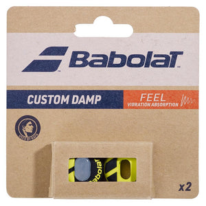 Custom X2 Tennis Dampeners Black and Yellow Accessories Babolat