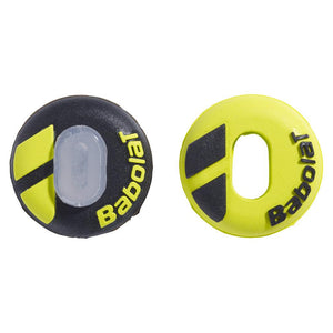 Custom X2 Tennis Dampeners Black and Yellow Accessories Babolat