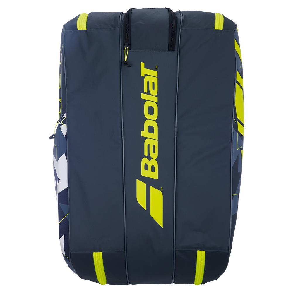 Pure Aero 12 Pack Tennis Bag Grey and Yellow Bags Babolat