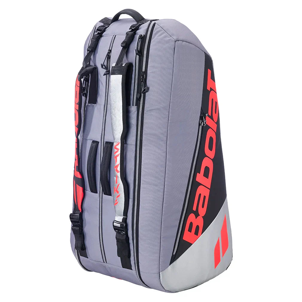 Pure Strike 9 Pack Tennis Bag Carbon Grey Bags Babolat