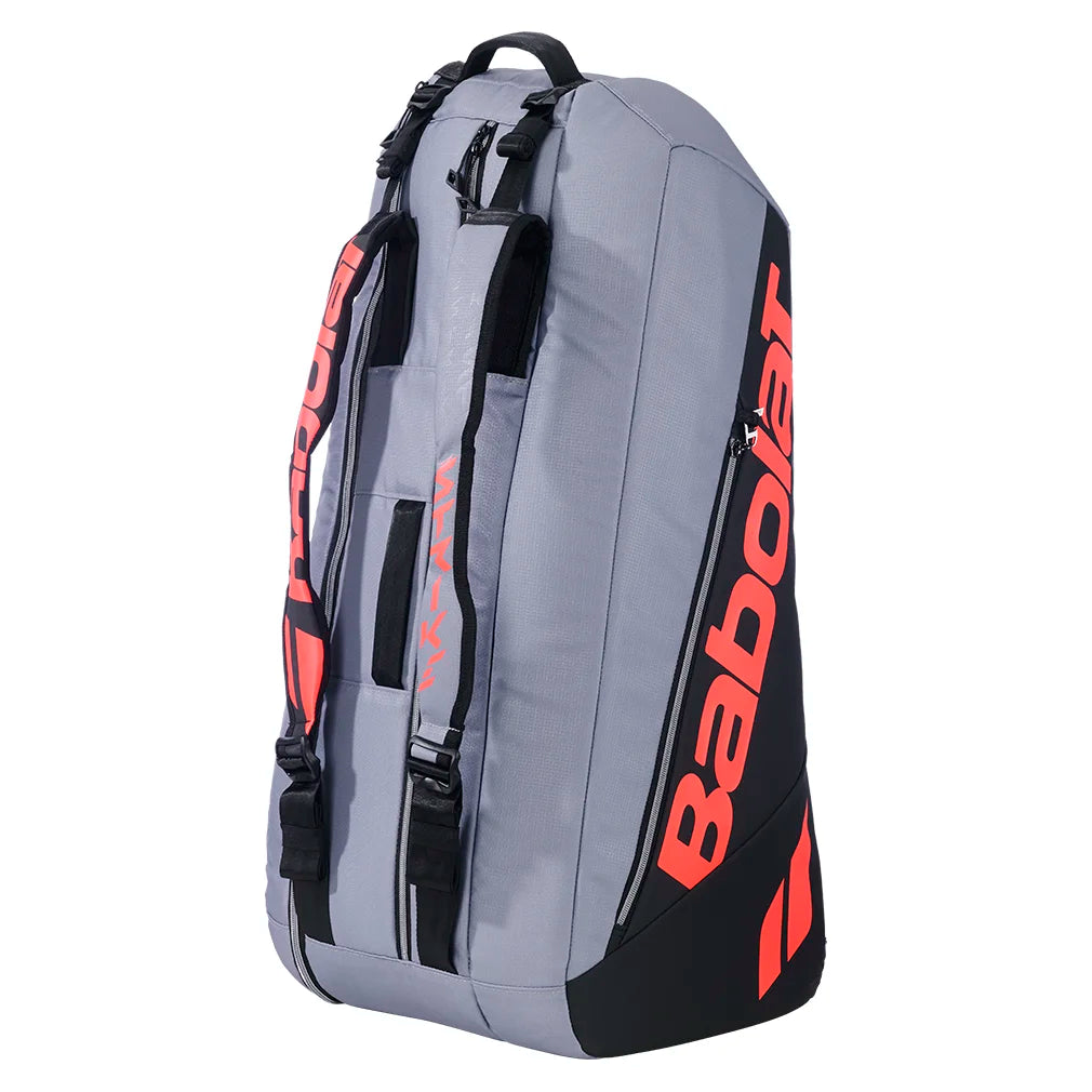 Pure Strike 6 Pack Tennis Bag Carbon Grey Bags Babolat