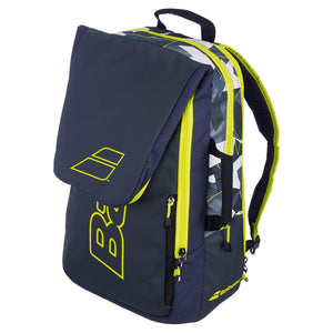 Pure Aero Tennis Backpack Grey and Yellow Bags Babolat
