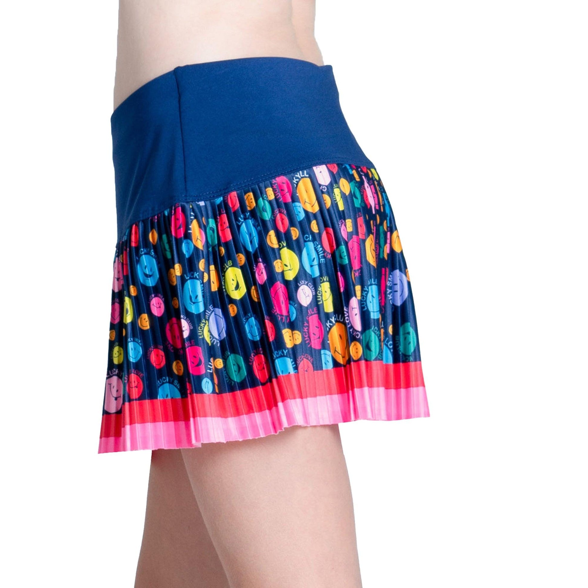 Girls` Lucky Me Pleated Tennis Skort Multicolor Apparel Lucky In Love