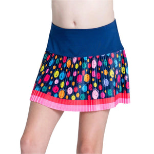 Girls` Lucky Me Pleated Tennis Skort Multicolor Apparel Lucky In Love