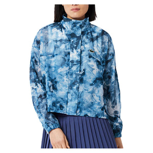 Women's Lightweight Crocodile Print Tennis Jacket Apparel Lacoste